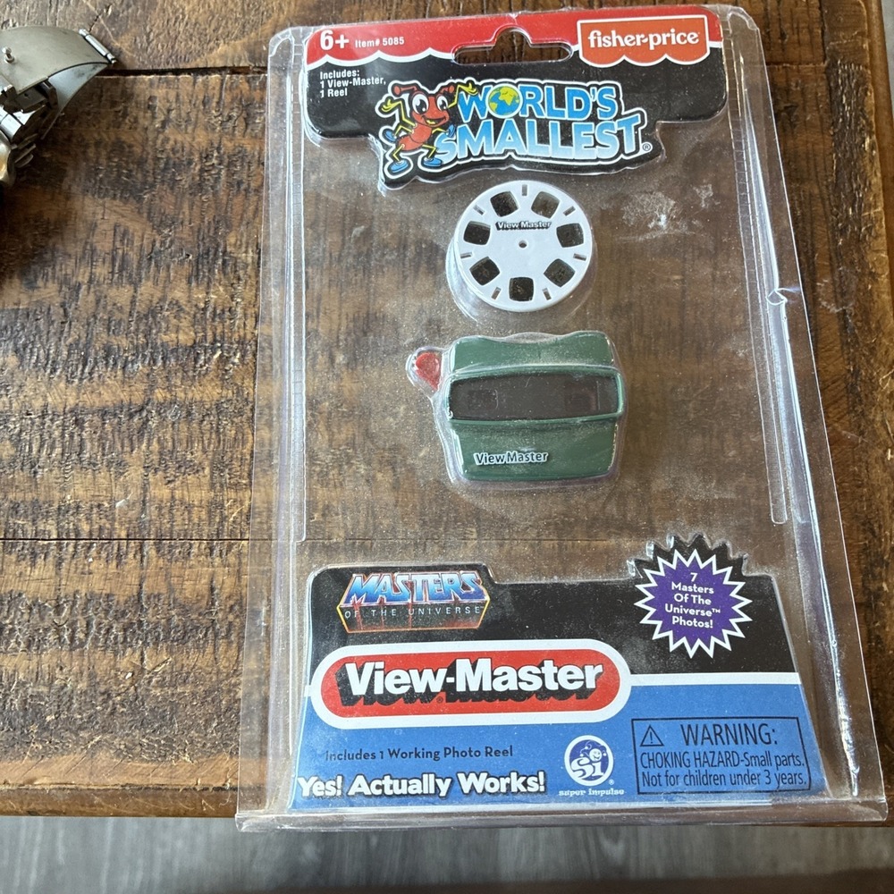 Worlds Smallest View Master Functional Miniature Nostalgic Collectible Toy
